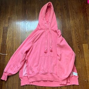 American Eagle Pink Cut Hoodie